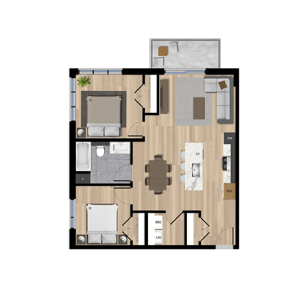 Bâtiment C - Type A