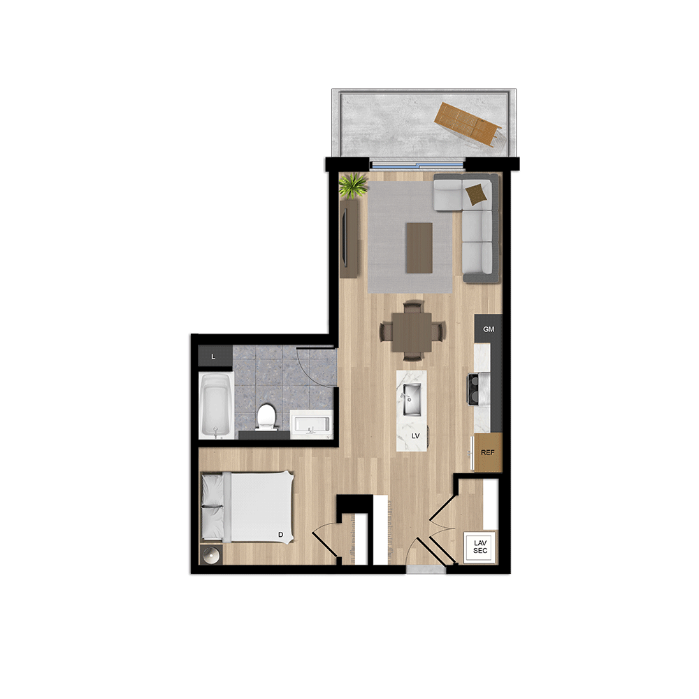 Bâtiment C - Type B2