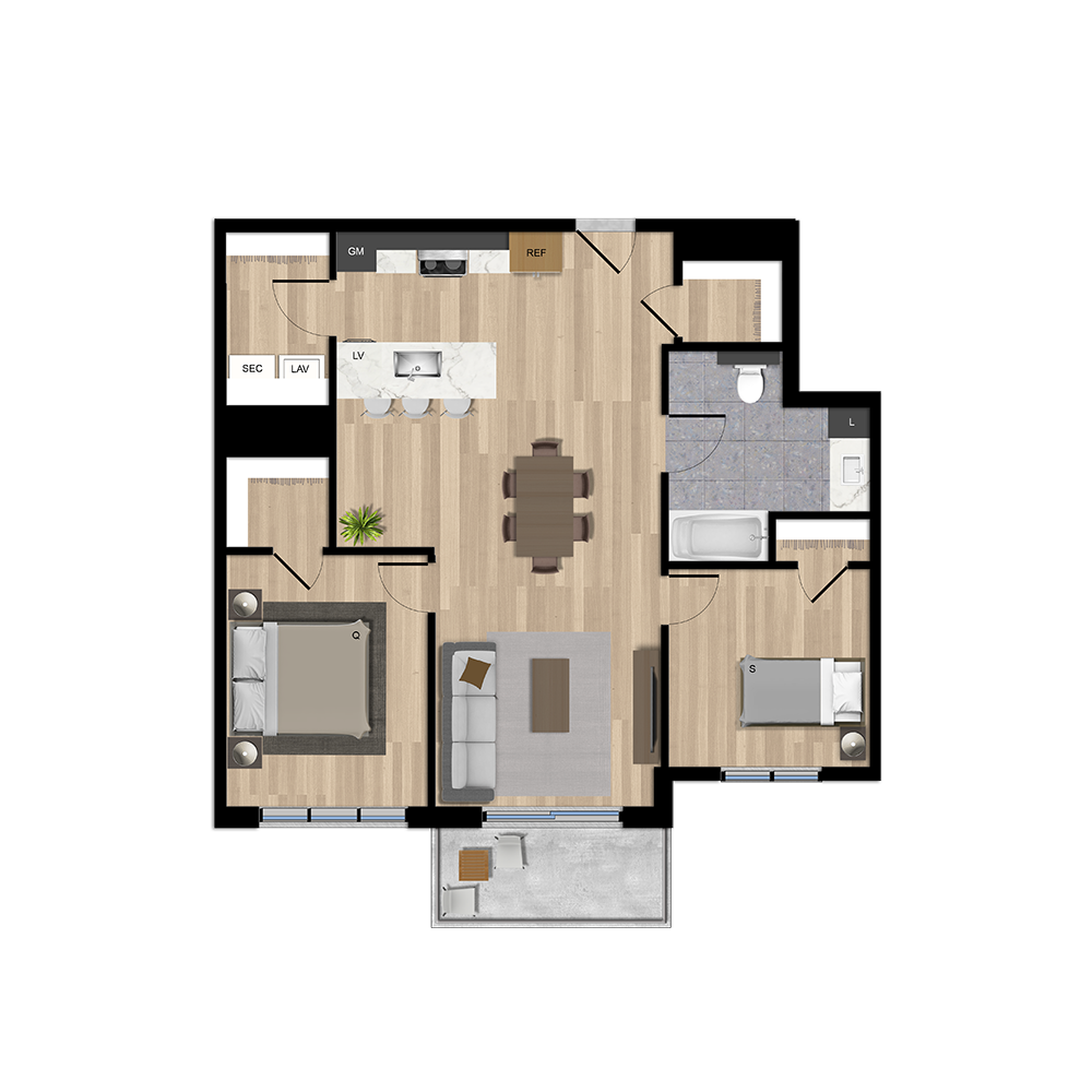 Bâtiment A - Type E