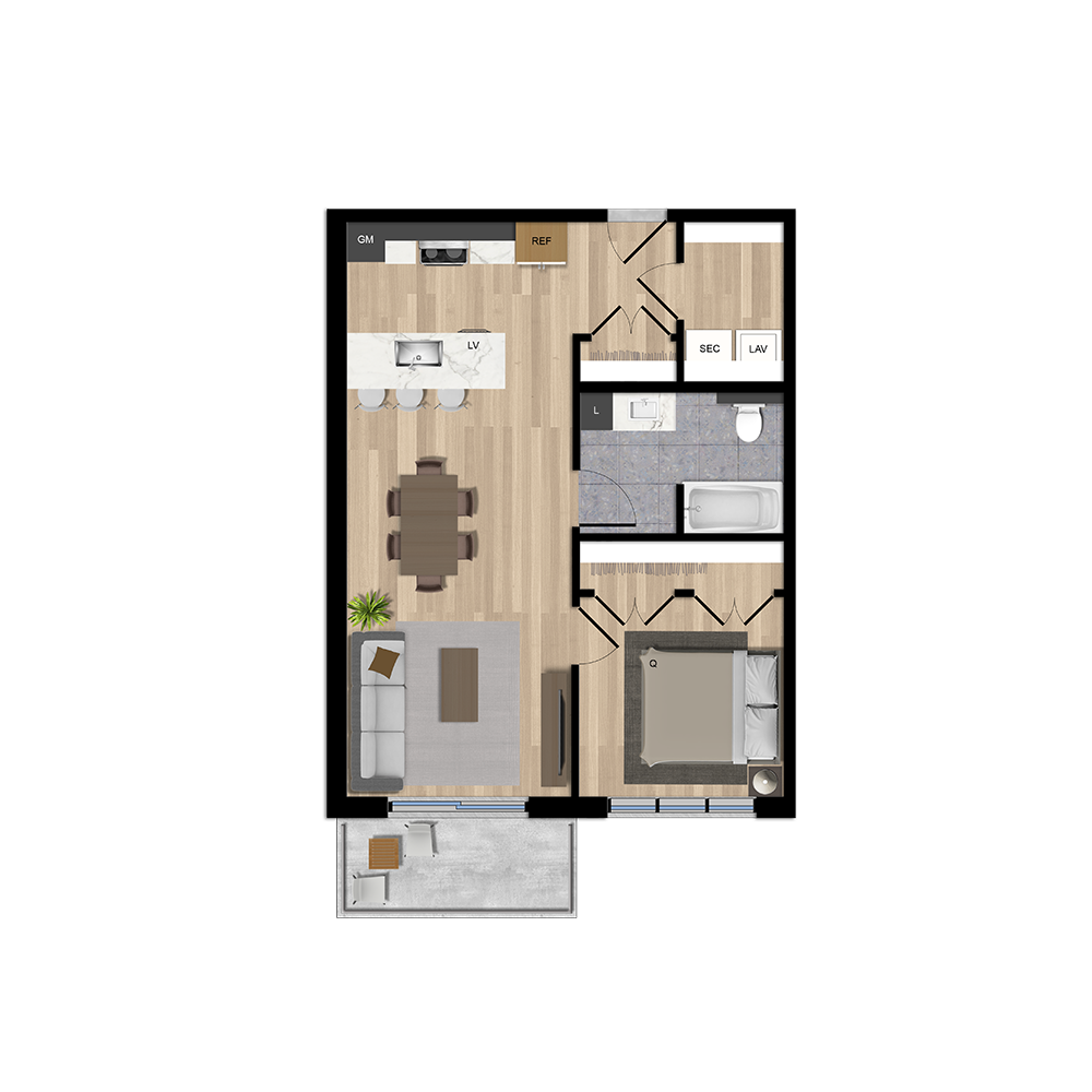 Bâtiment A - Type F