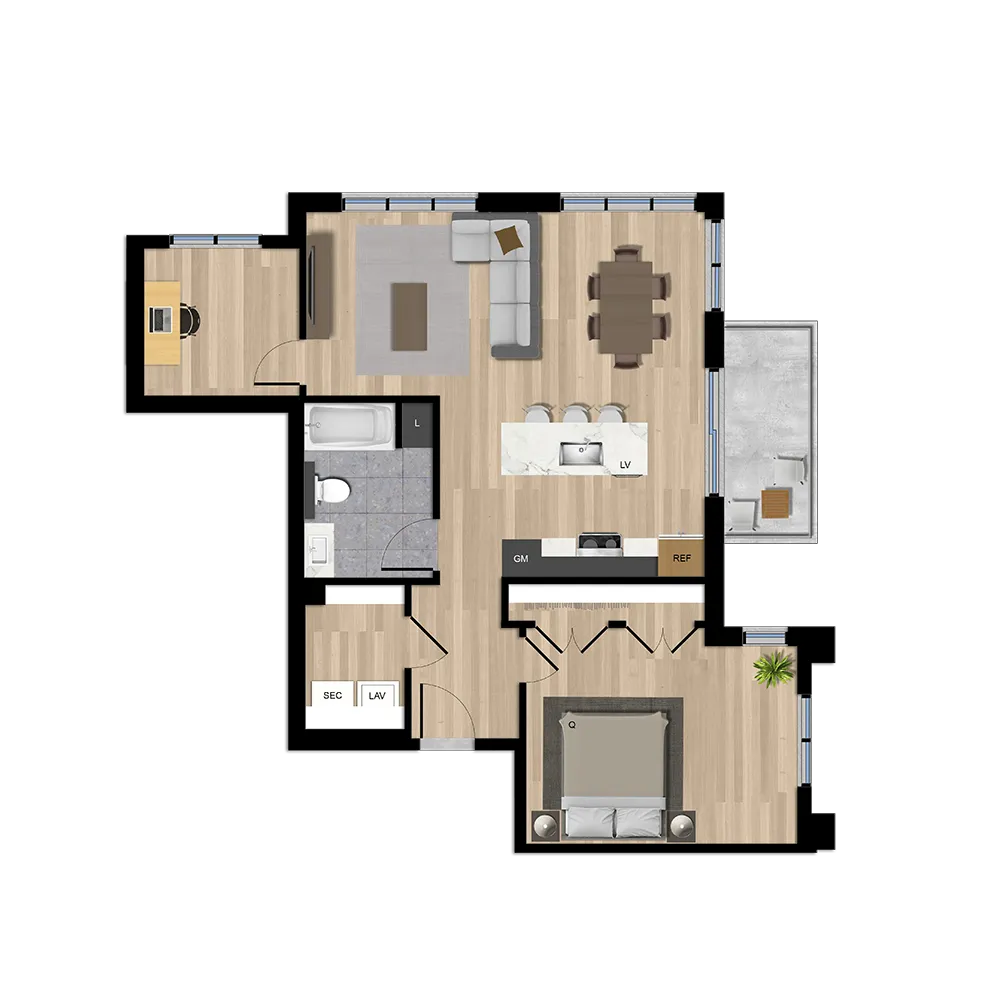 Bâtiment A - Type H1
